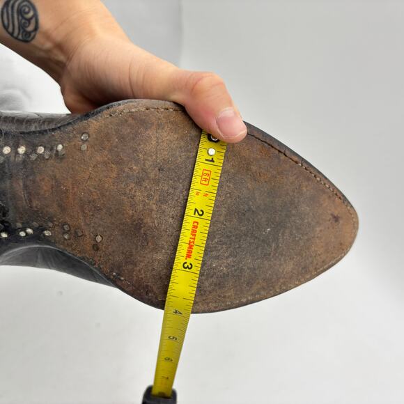 Vintage Tony Lama 6701 Black Label Boots Mens 8.5 EE Western Workwear main image 9